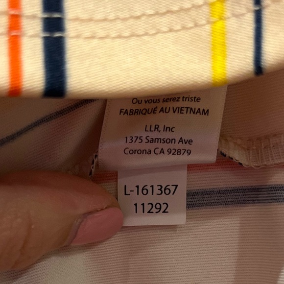 LuLaRoe Marly Short Sleeve Multicolor Striped Knee Length Midi Dress Size Small - Picture 6 of 11